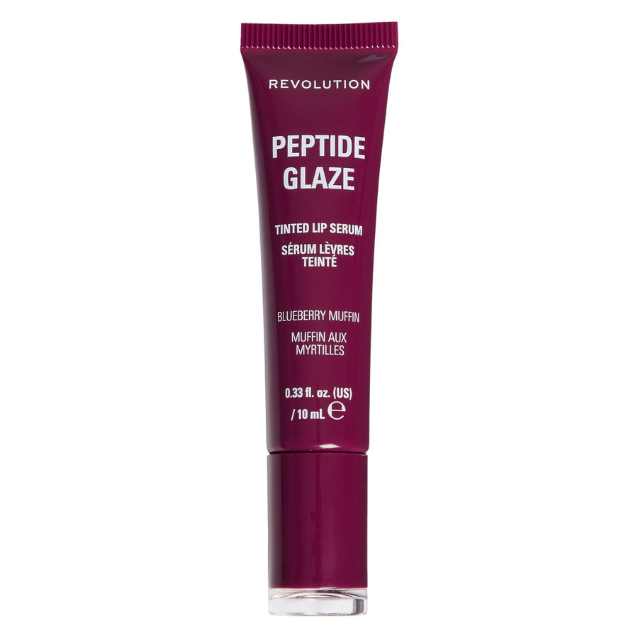 Revolution Beauty Peptide Glaze Tinted Lip Serum Blueberry Muffin