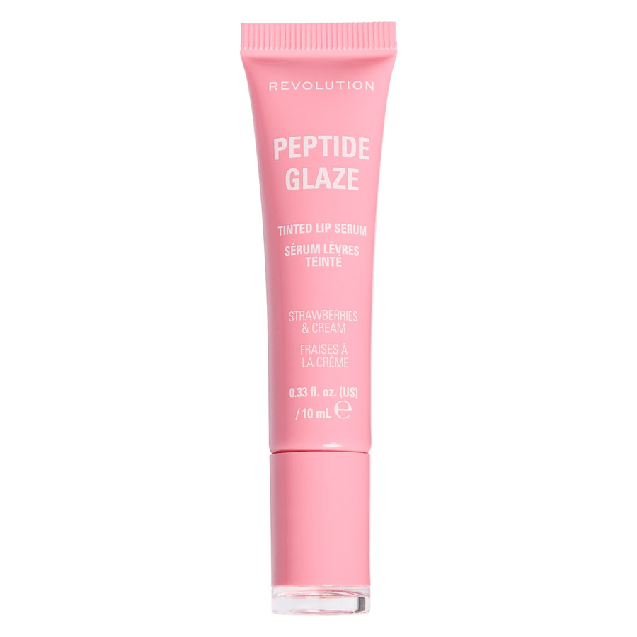 Revolution Beauty Peptide Glaze Tinted Lip Serum Strawberries & Cream