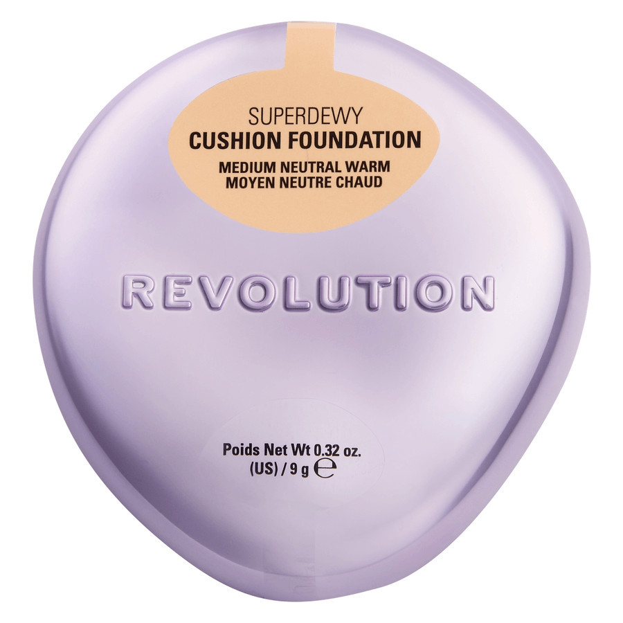Revolution Beauty Superdewy Cushion Foundation Medium Neutral Warm