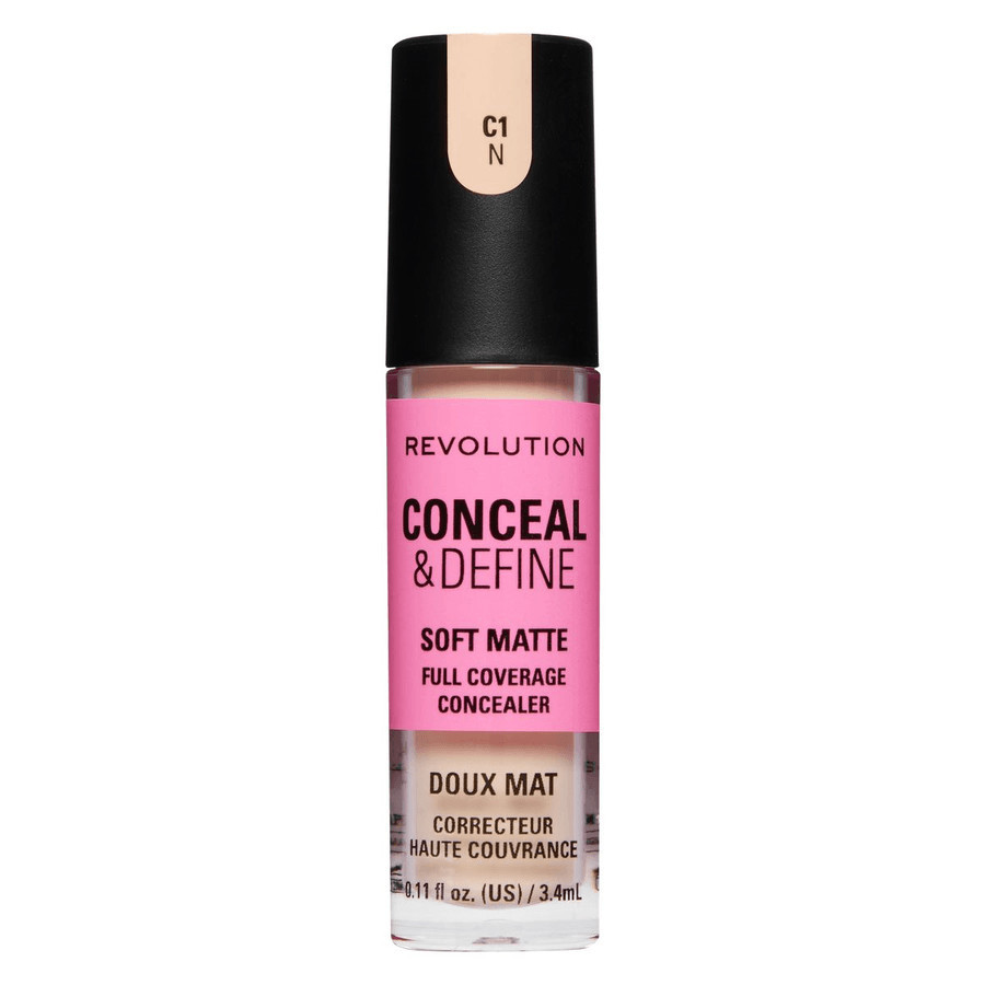 Revolution Conceal and Define Full Coverage Concealer C1N 3,4 ml