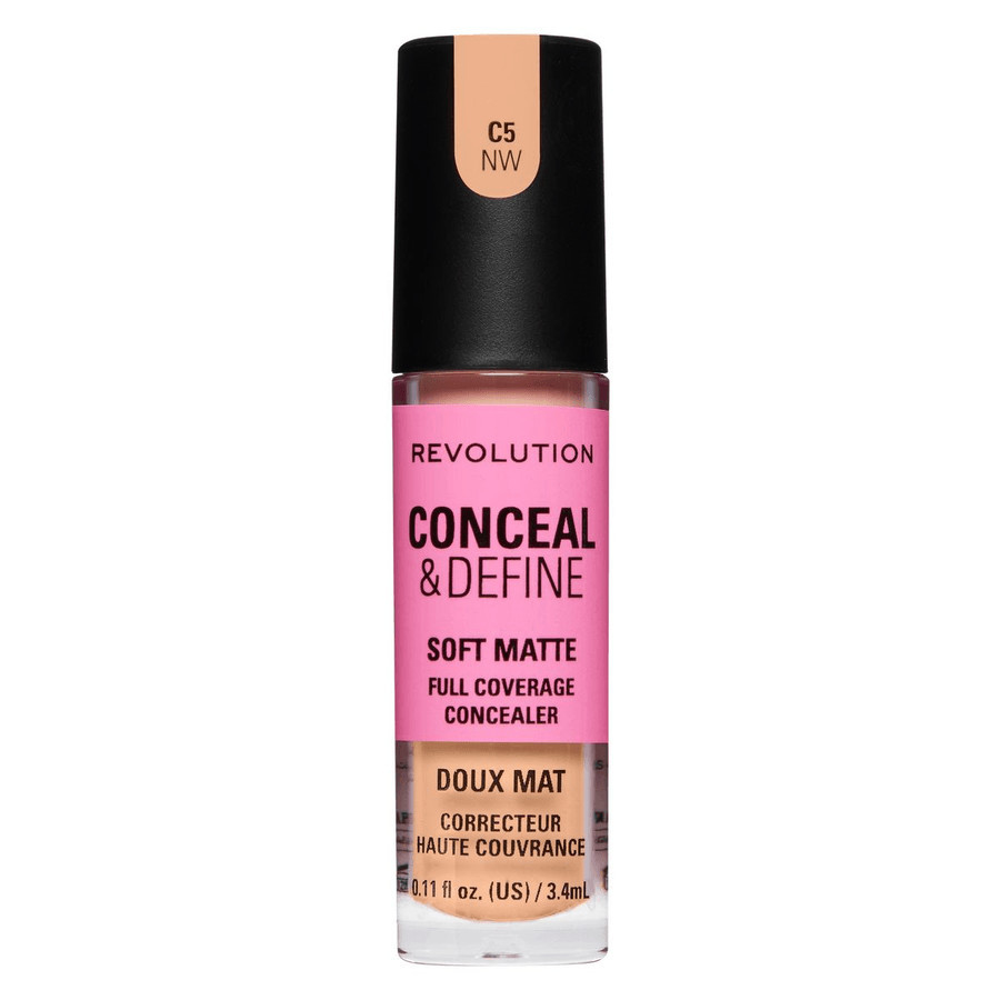 Revolution Conceal and Define Full Coverage Concealer C5NW 3,4 ml