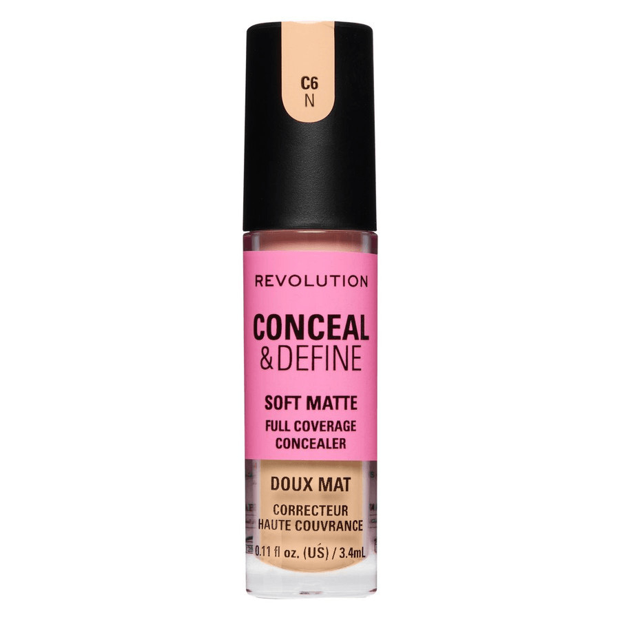 Revolution Conceal and Define Full Coverage Concealer C6N 3,4 ml