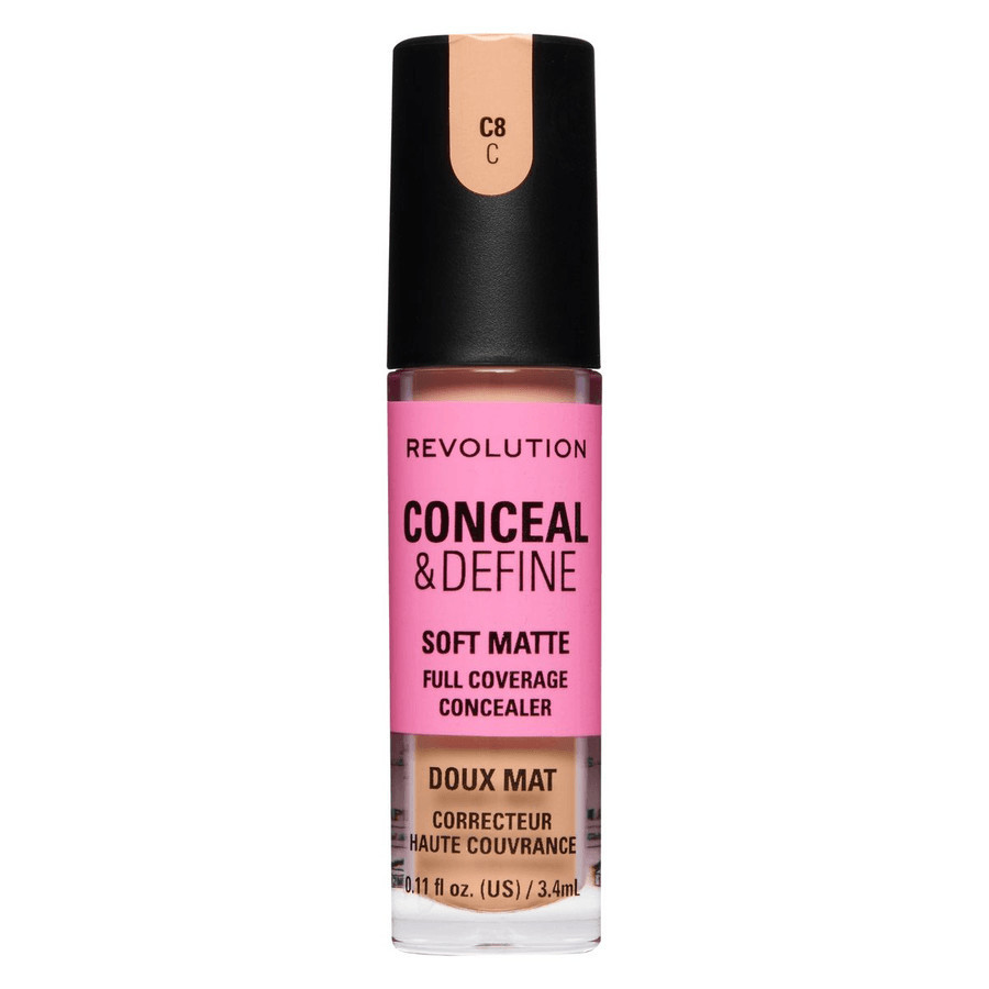 Revolution Conceal and Define Full Coverage Concealer C8C 3,4 ml