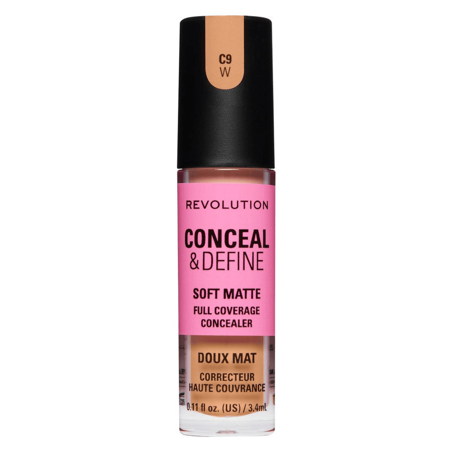 Revolution Conceal and Define Full Coverage Concealer C9W 3,4 ml
