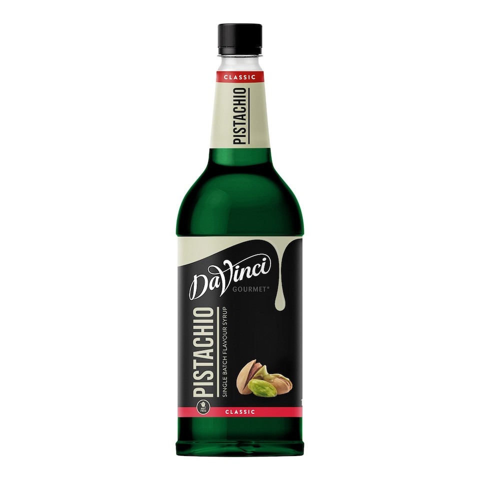 DaVinci Gourmet Pistachio 1L Syrup for Coffee, Cocktails , Desserts, Beverages - (Pack of 1)
