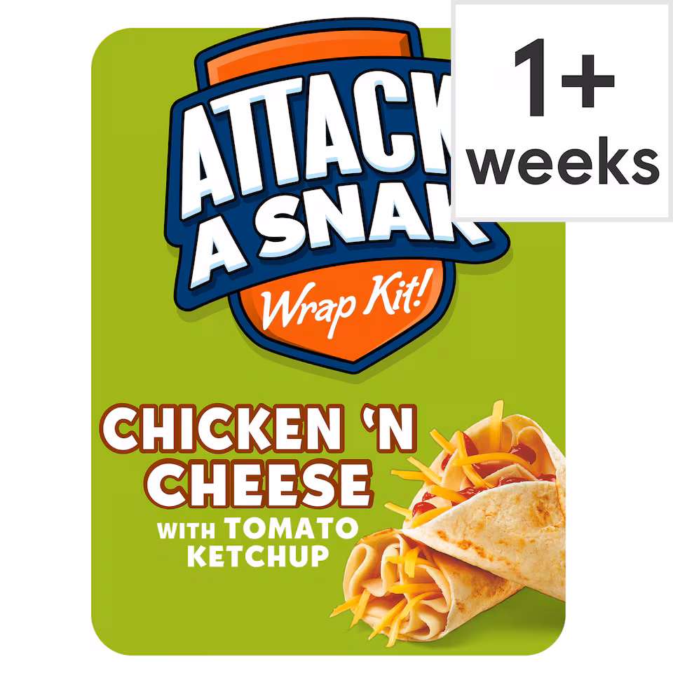 Attack A Snak Chicken & Cheese Wrap Kit 86G