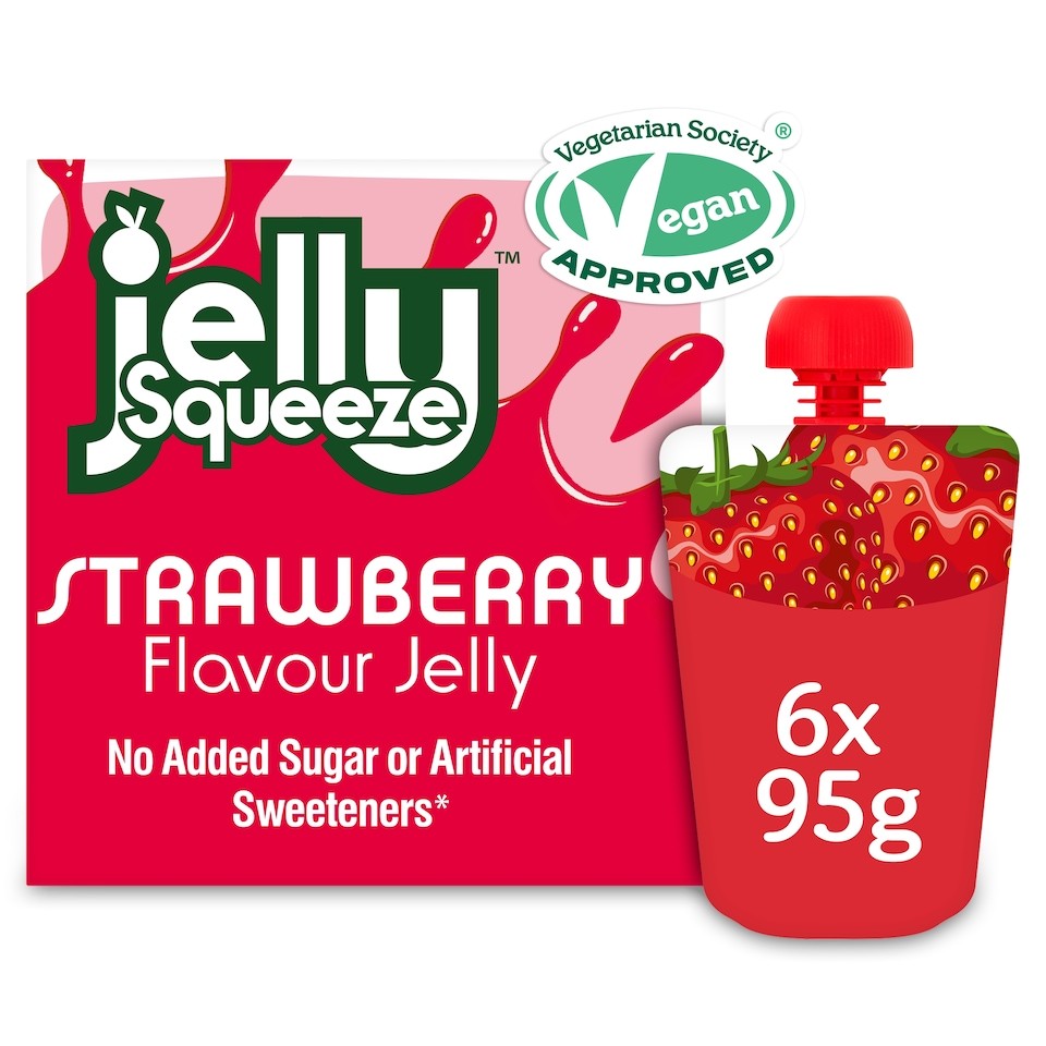 JellySqueeze Strawberry Multipack 6 x 95g