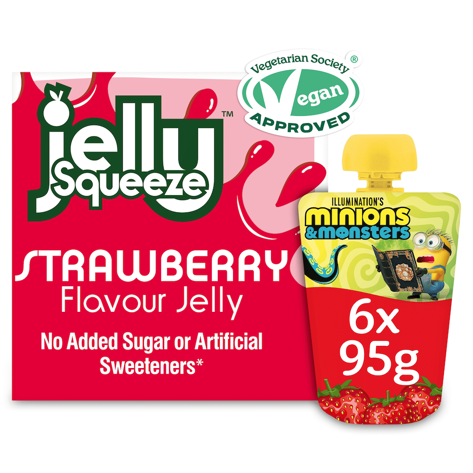 JellySqueeze Strawberry Multipack 6 x 95g
