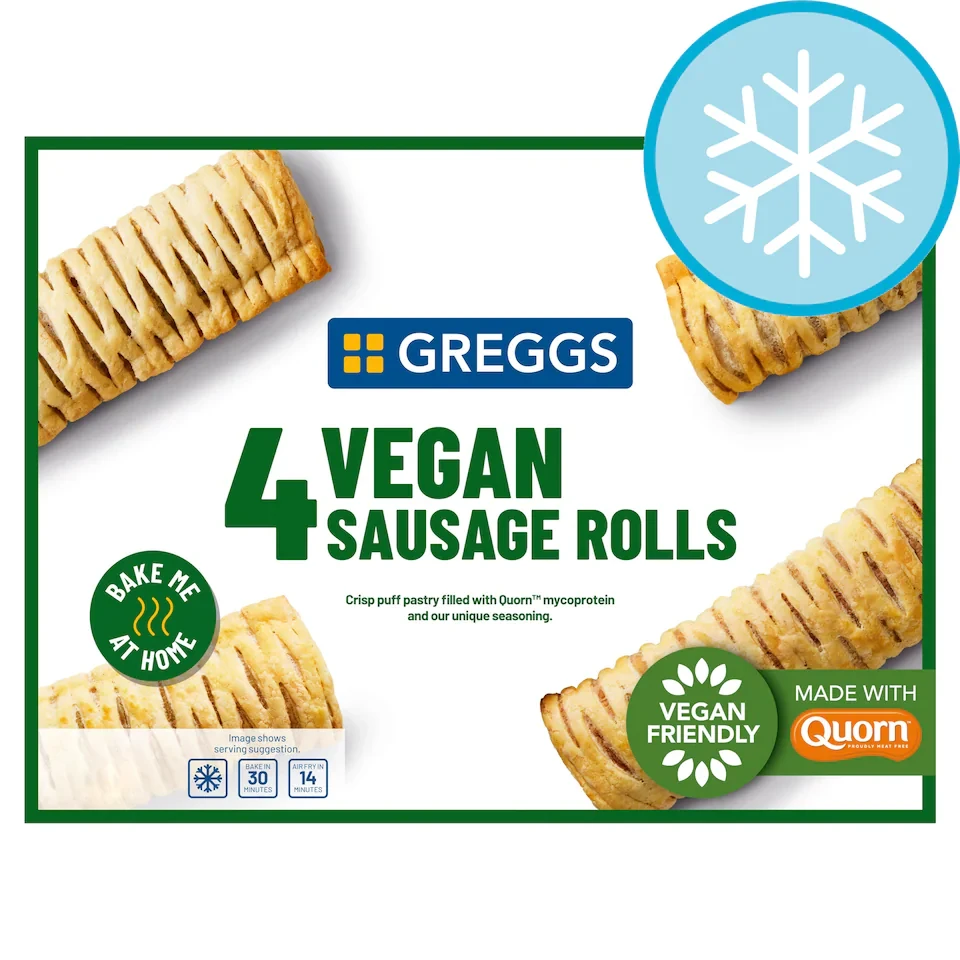 Greggs 4 Vegan Sausage Roll 420g