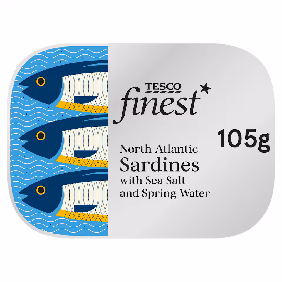 Tesco Finest Sardines In Water 105G