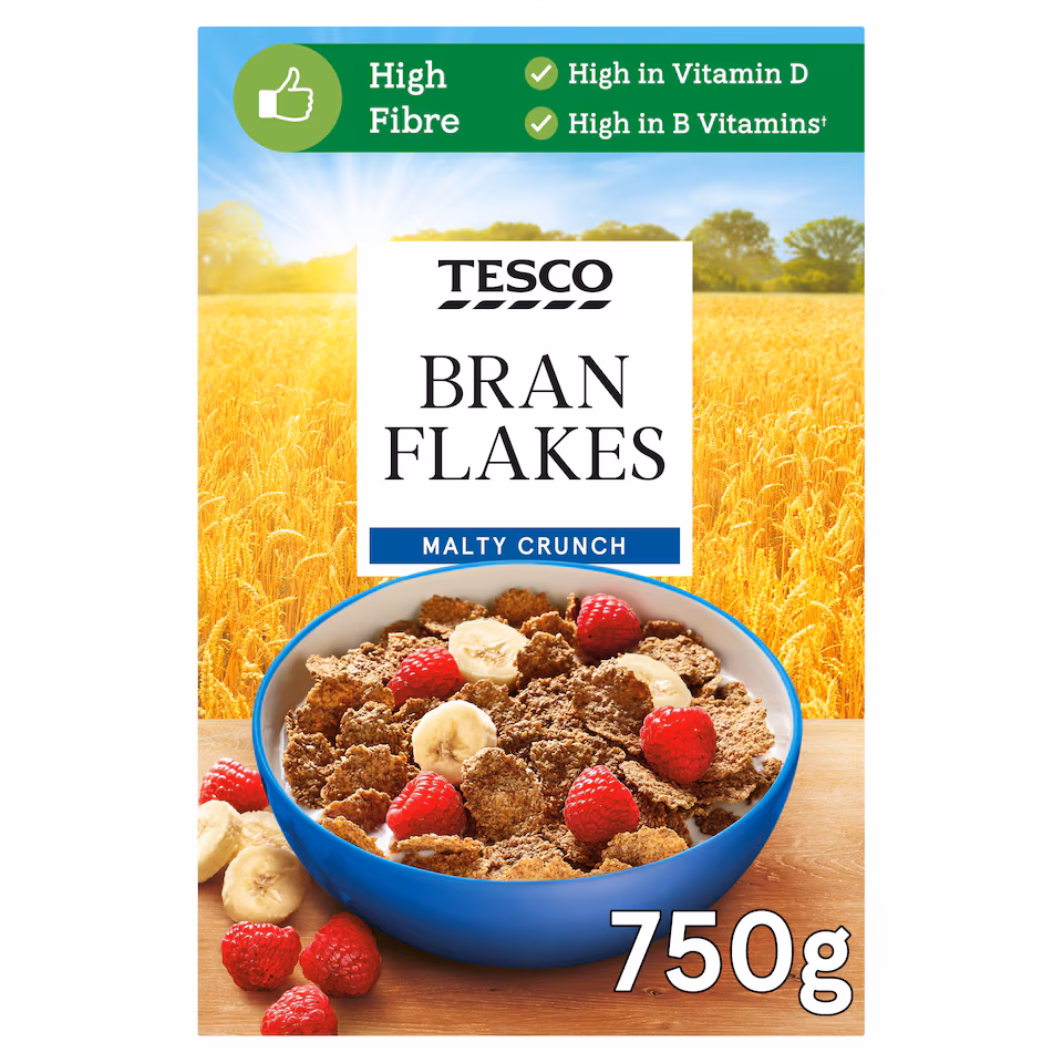 Tesco Bran Flakes 750G