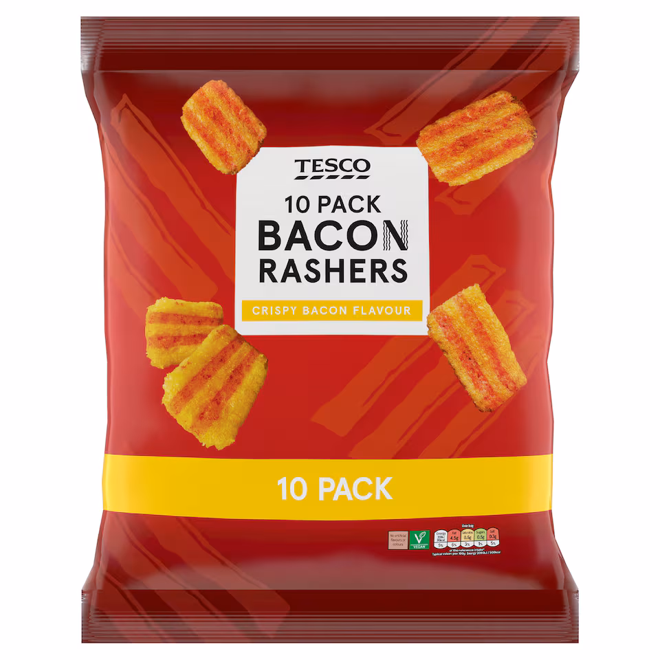Tesco Bacon Rashers 10 Pack 190G