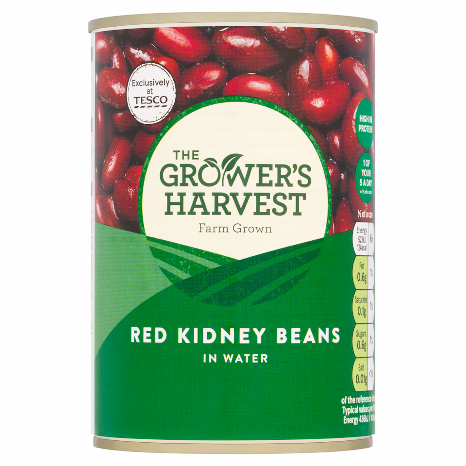 Growers Harvest Red Kidney Beans In Water 400G