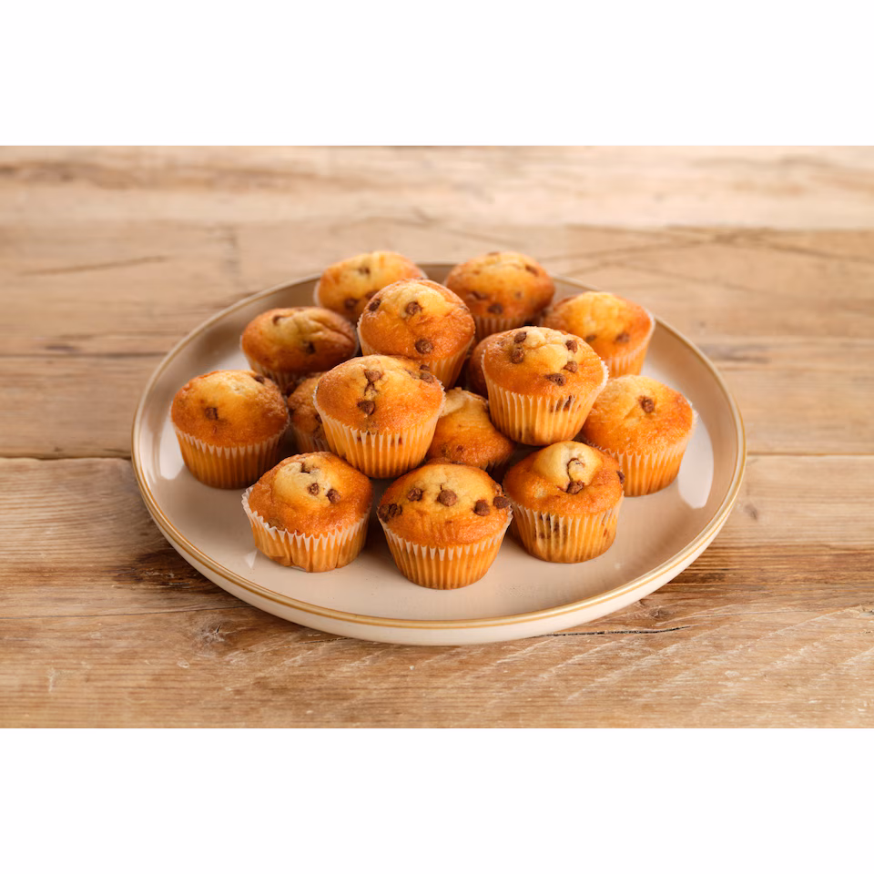 Tesco Chocolate Chip Mini Muffins 16 Pack