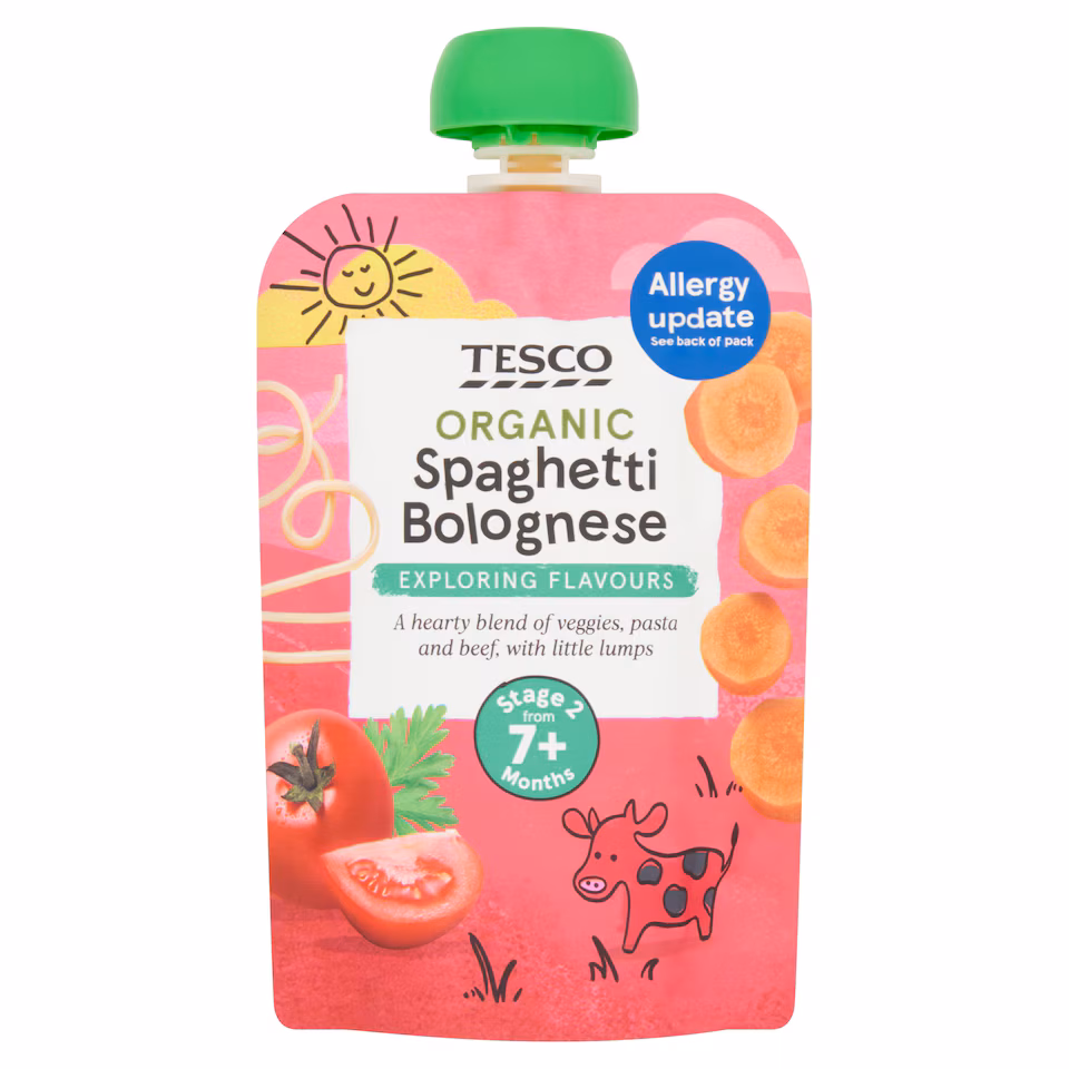 Tesco Spaghetti Bolognese Pouch 130G