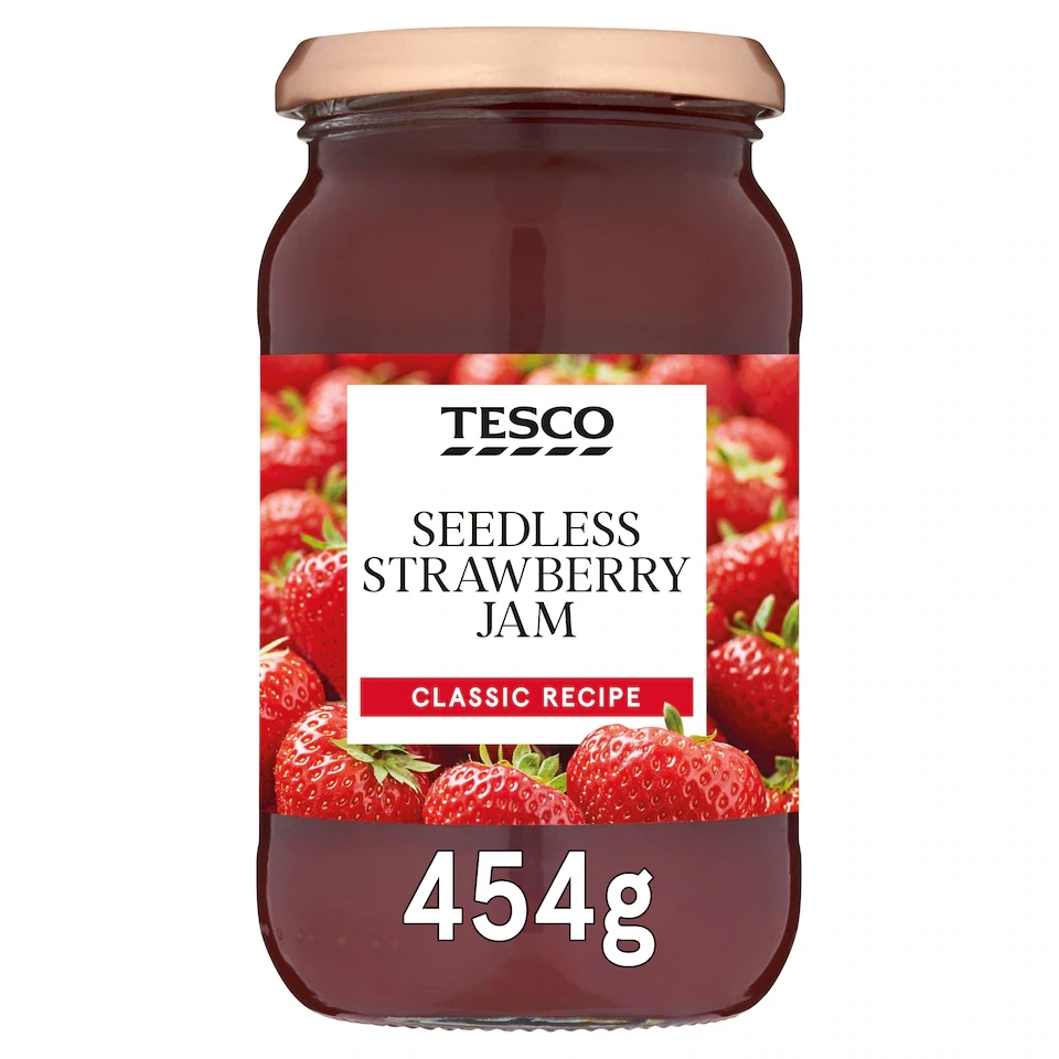 Tesco Seedless Strawberry Jam 454g