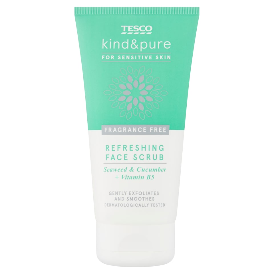 Tesco Kind And Pure Refreshing Face Scrub 150Ml
