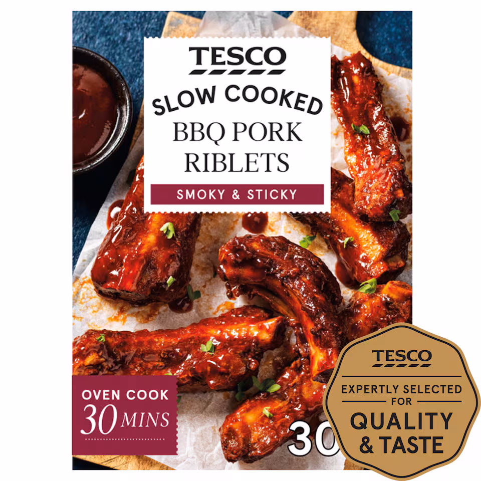 Tesco Bbq Pork Riblets 300G