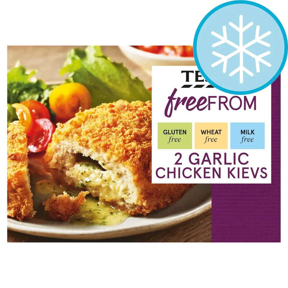 Tesco Free From Garlic Chicken Kievs 260G