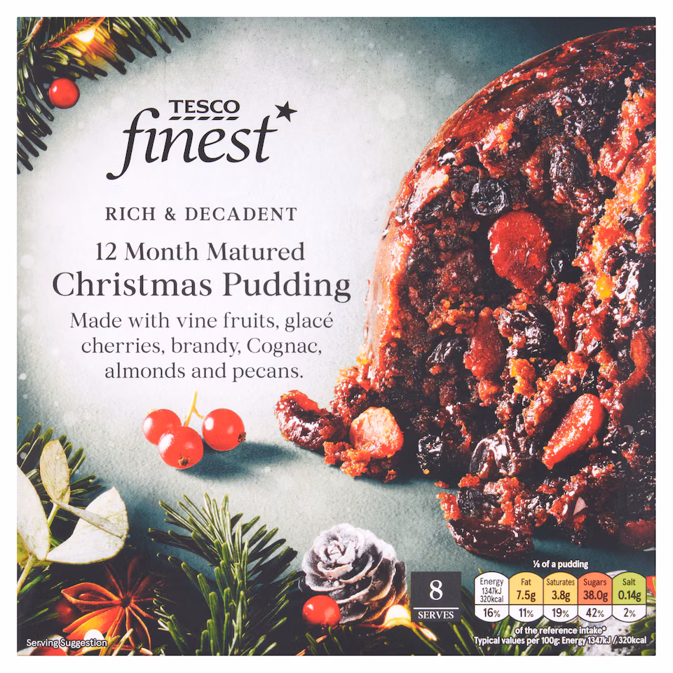 Tesco Finest Christmas Pudding 800G