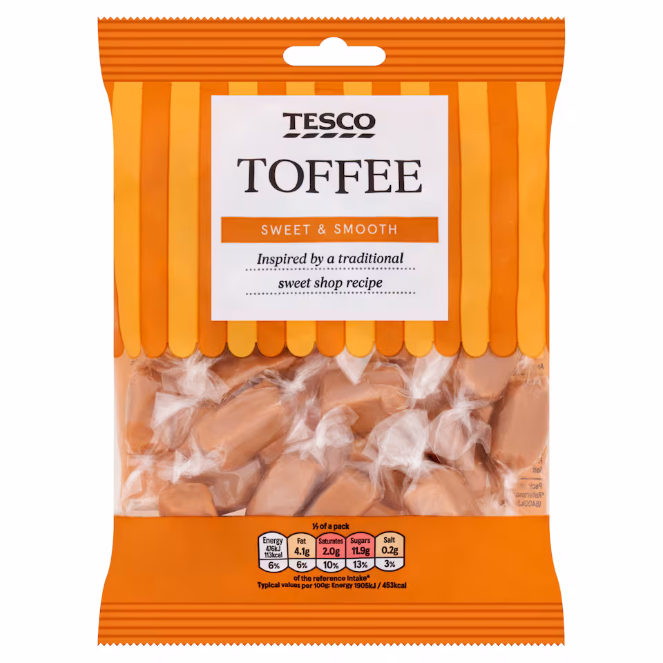 Tesco Toffee 175G