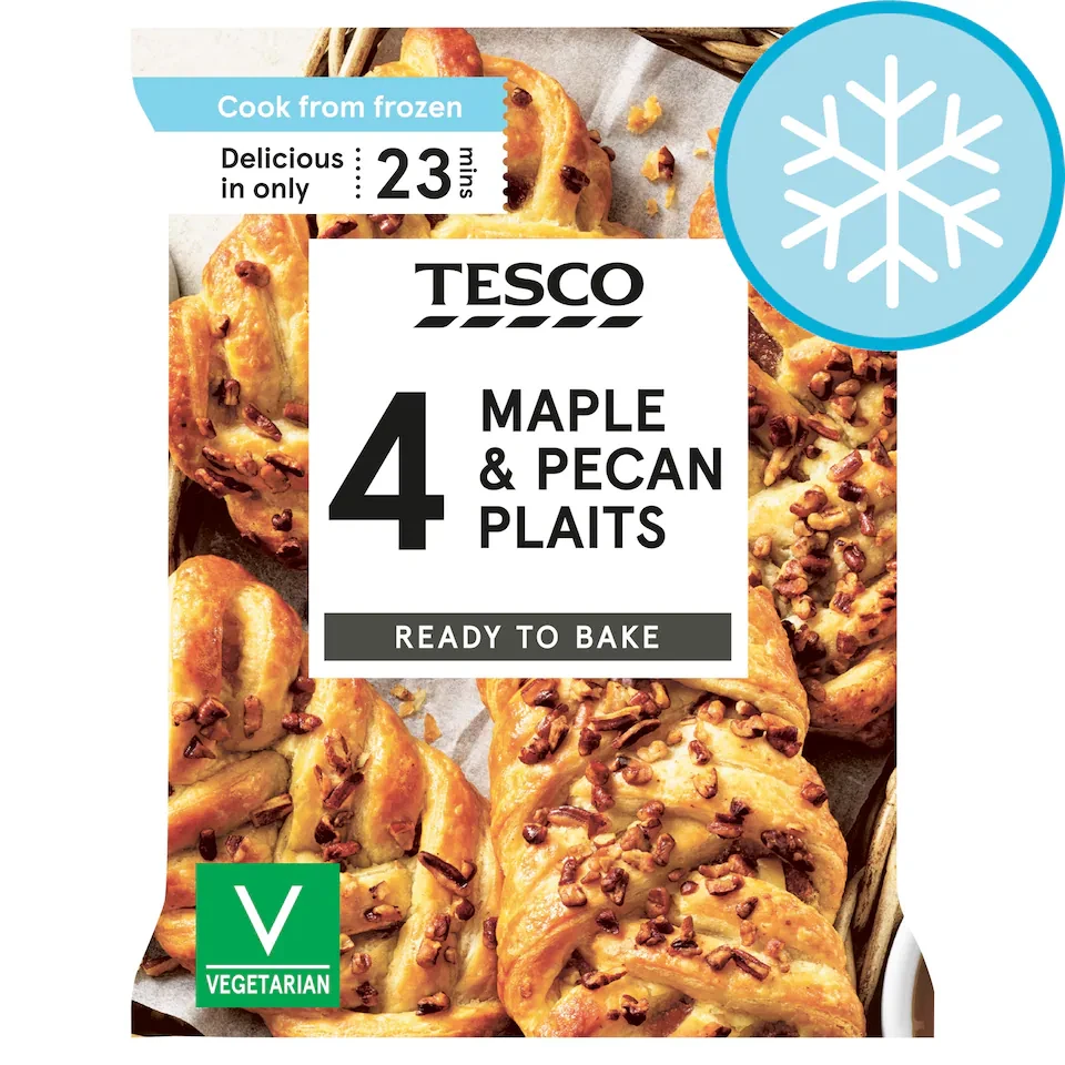 Tesco 4 Maple & Pecan Plaits 350G