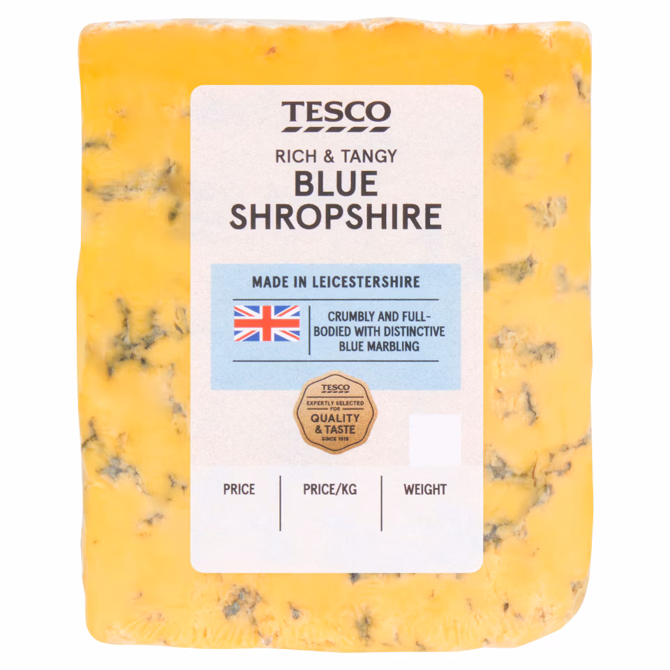 Tesco Blue Shropshire Cheese 180g