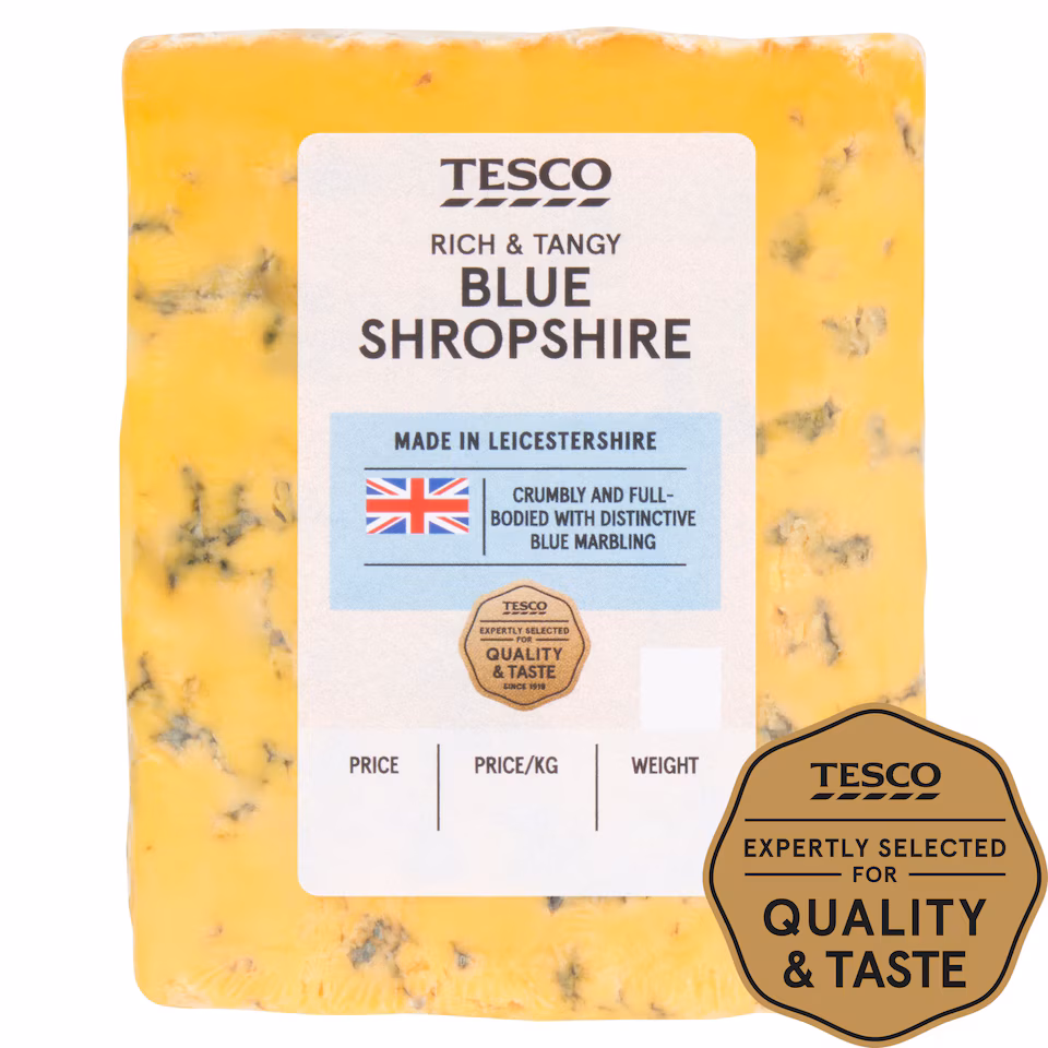 Tesco Blue Shropshire Cheese 180g