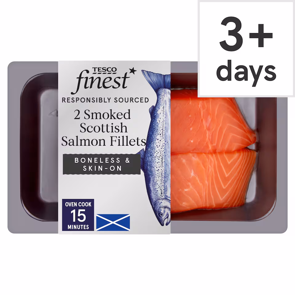 Tesco Finest Smoked Scottish Salmon Fillets 240g