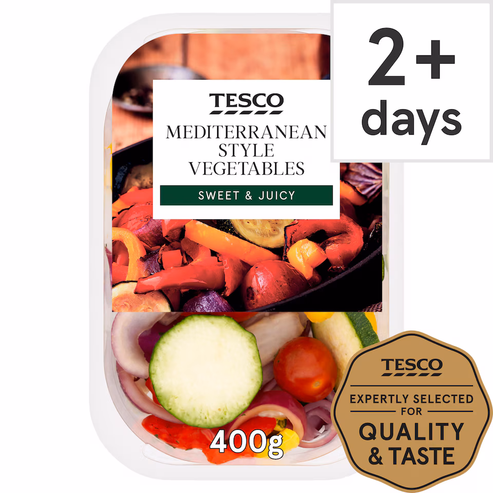 Tesco Mediterranean Style Vegetables 400G