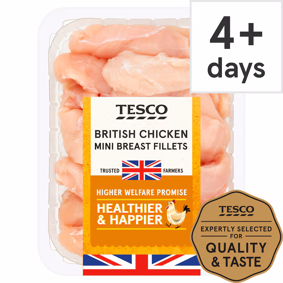 Tesco Chicken Breast Mini Fillets 650g
