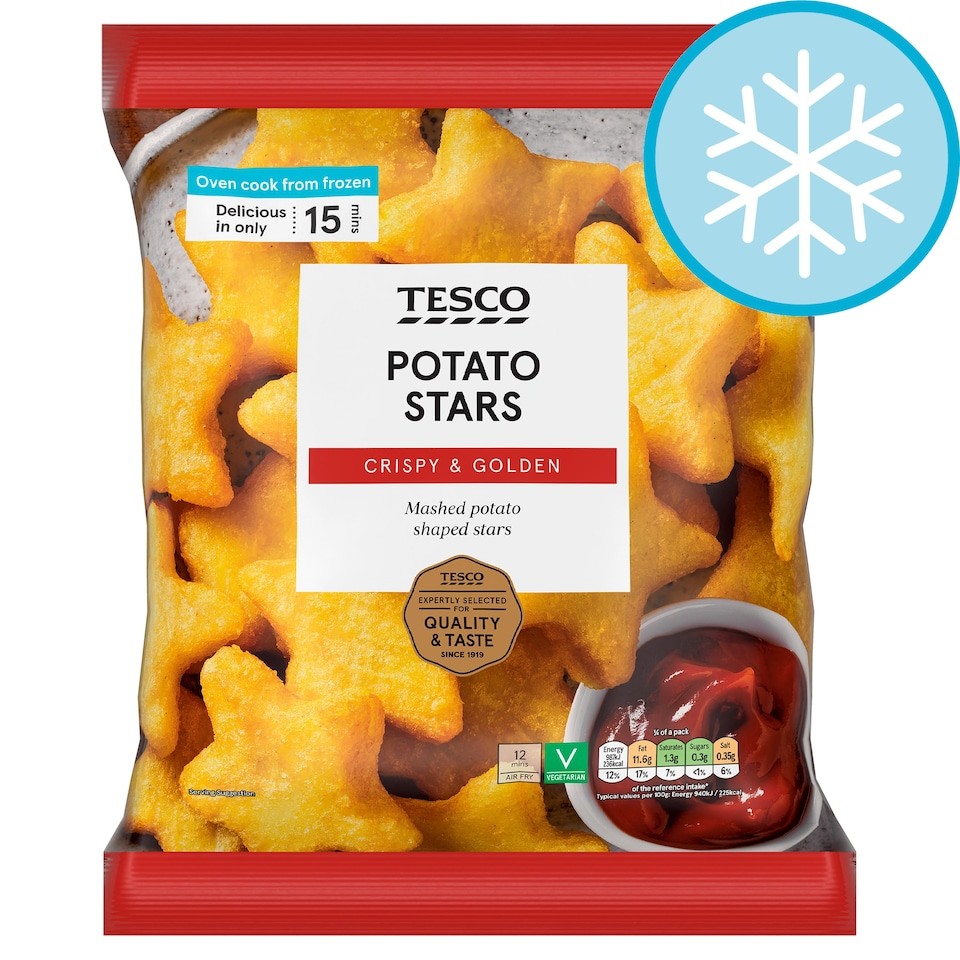 Tesco Potato Stars 500G