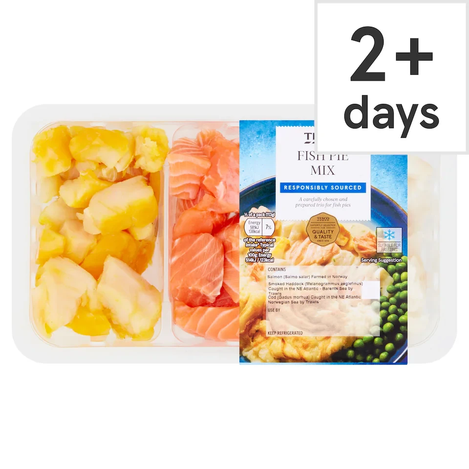 Tesco Fish Pie Mix 340G