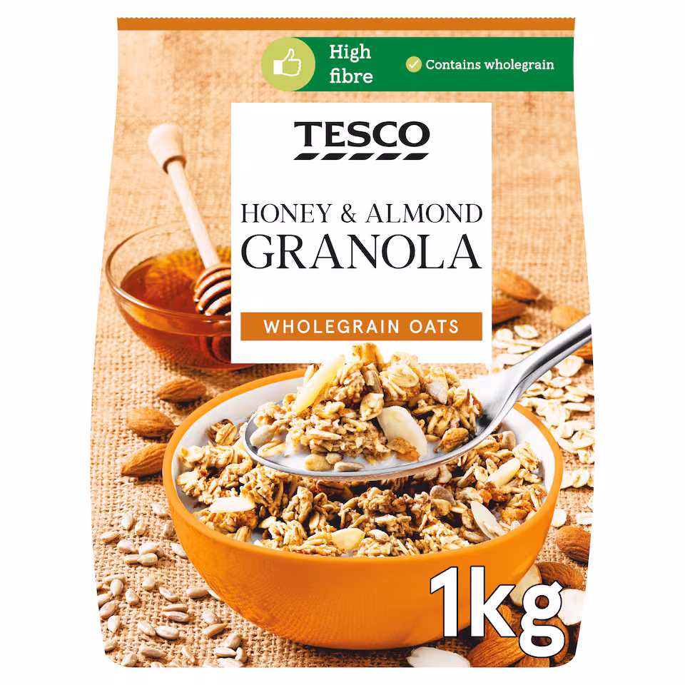 Tesco Honey & Almond Granola 1Kg