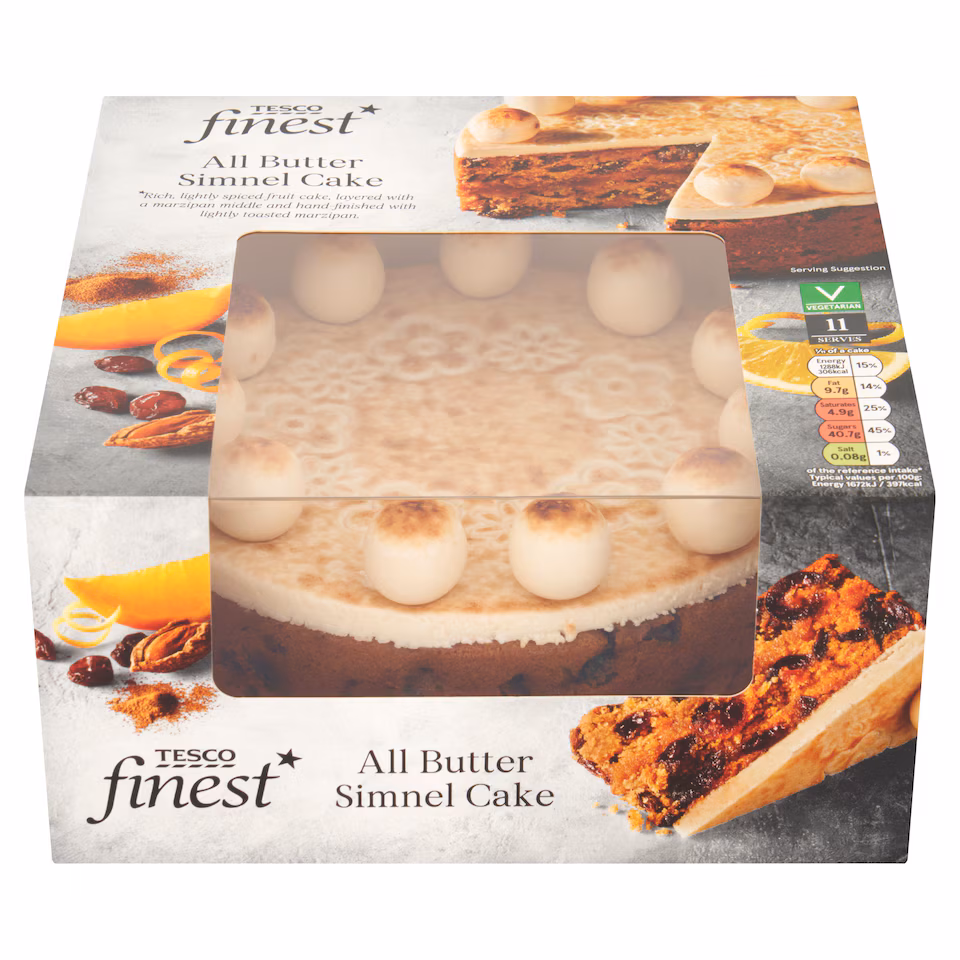 Tesco Finest All Butter Simnel Cake - Easter 850g