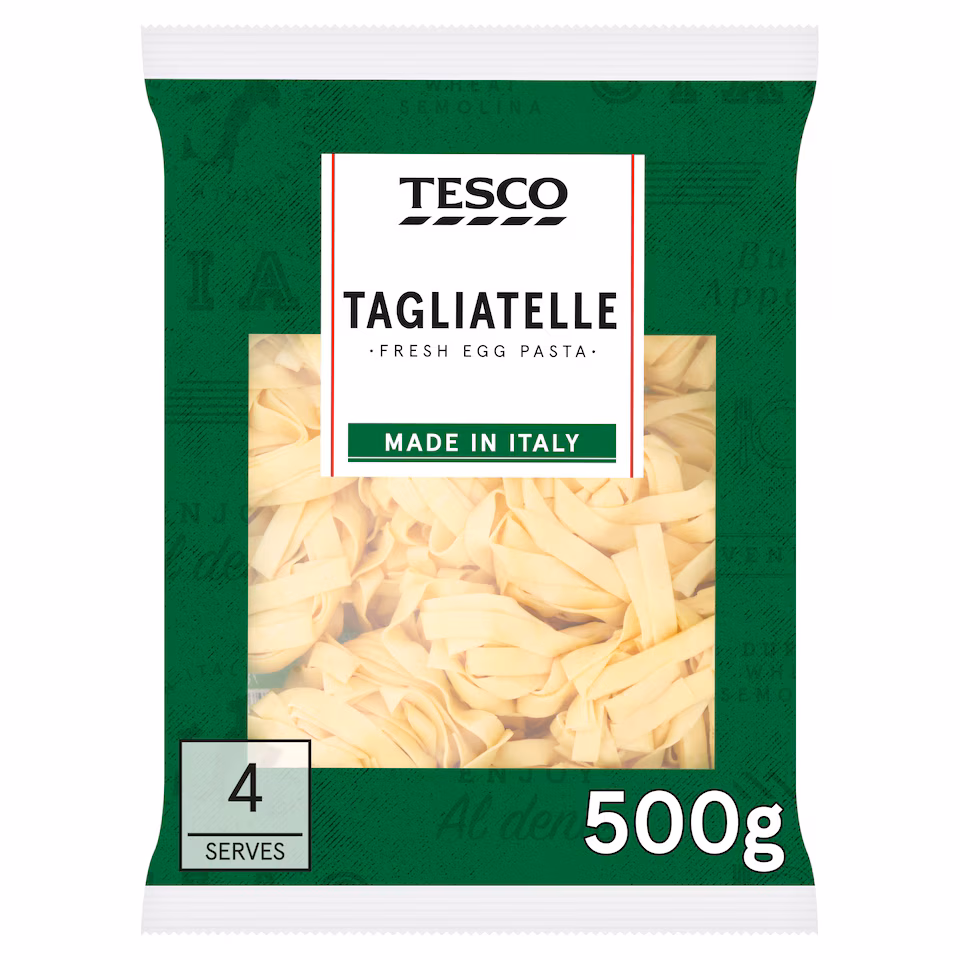 Tesco Fresh Tagliatelle Nests 500G