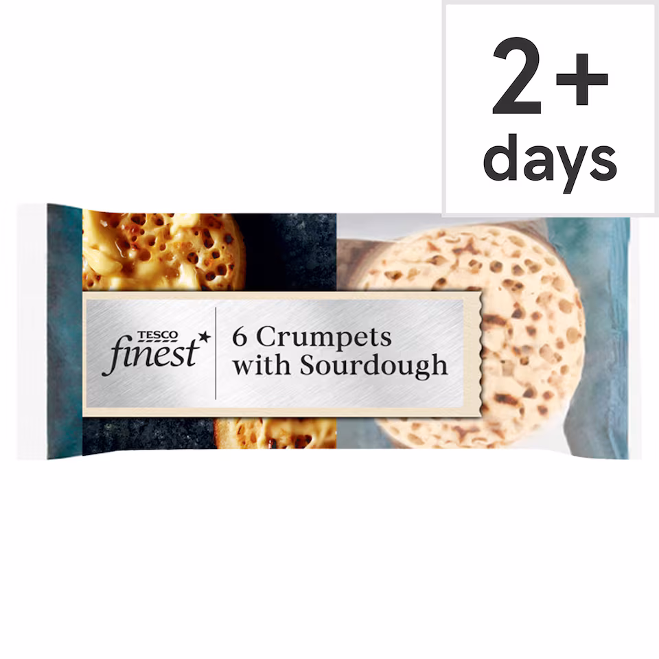 Tesco Finest Sourdough Crumpets 6 pack