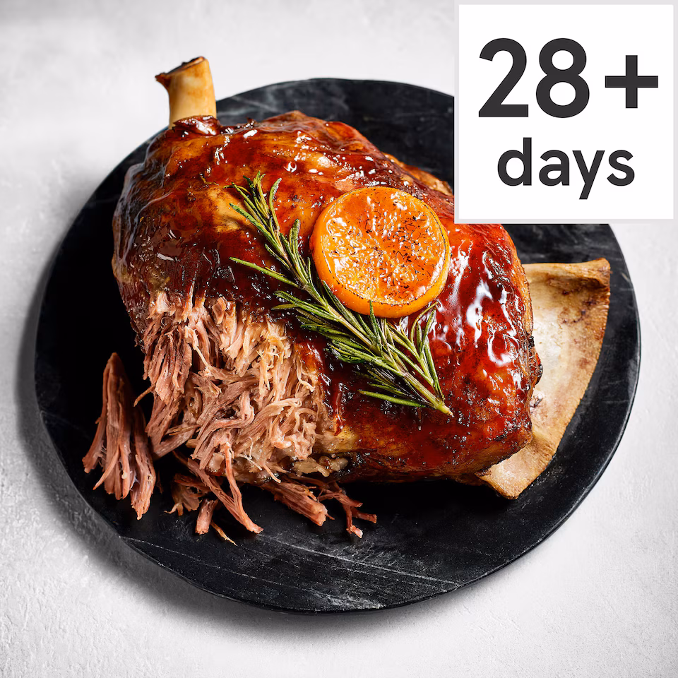 41. Tesco Finest Slow Cooked Whole Lamb Shoulder with Redcurrant & Maple Glaze 1.78kg (Serves 6)