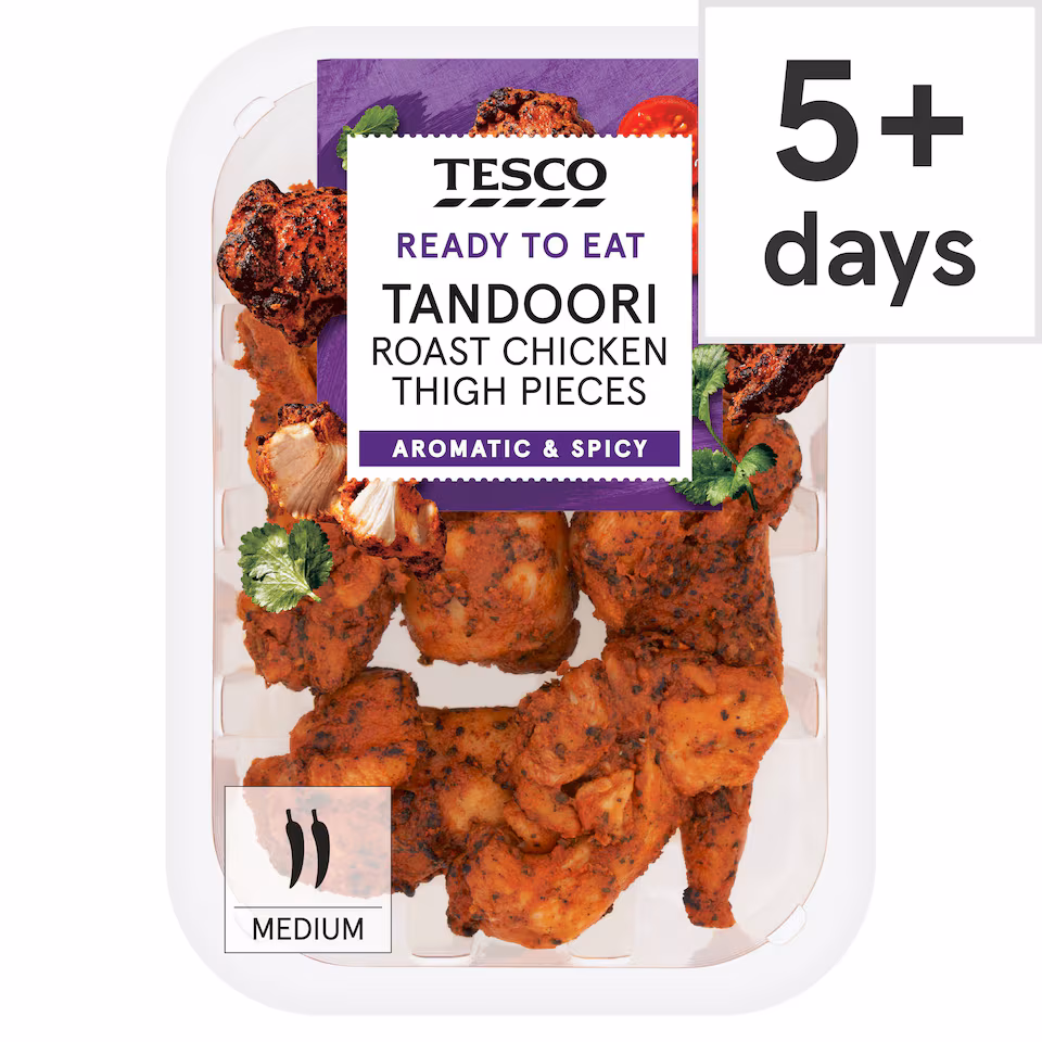 Tesco Tandoori Chicken Thigh Pieces 180G