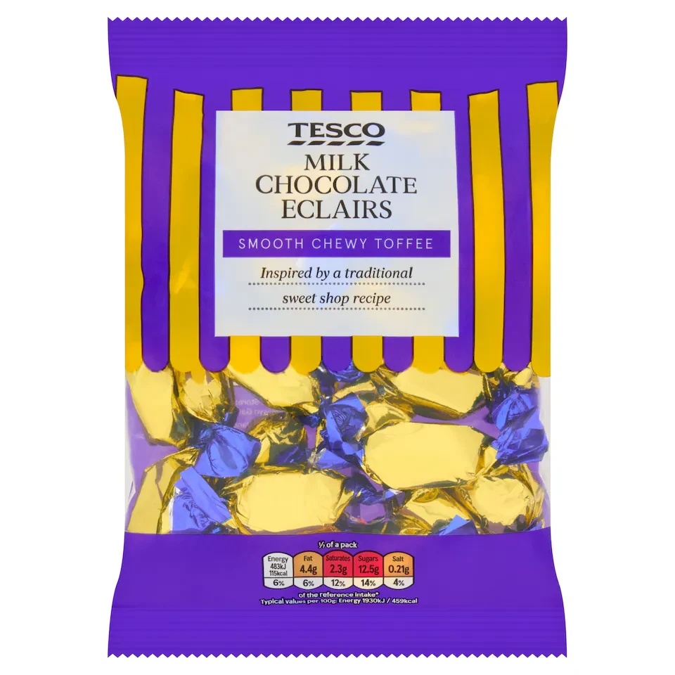 Tesco Chocolate Eclairs 175G