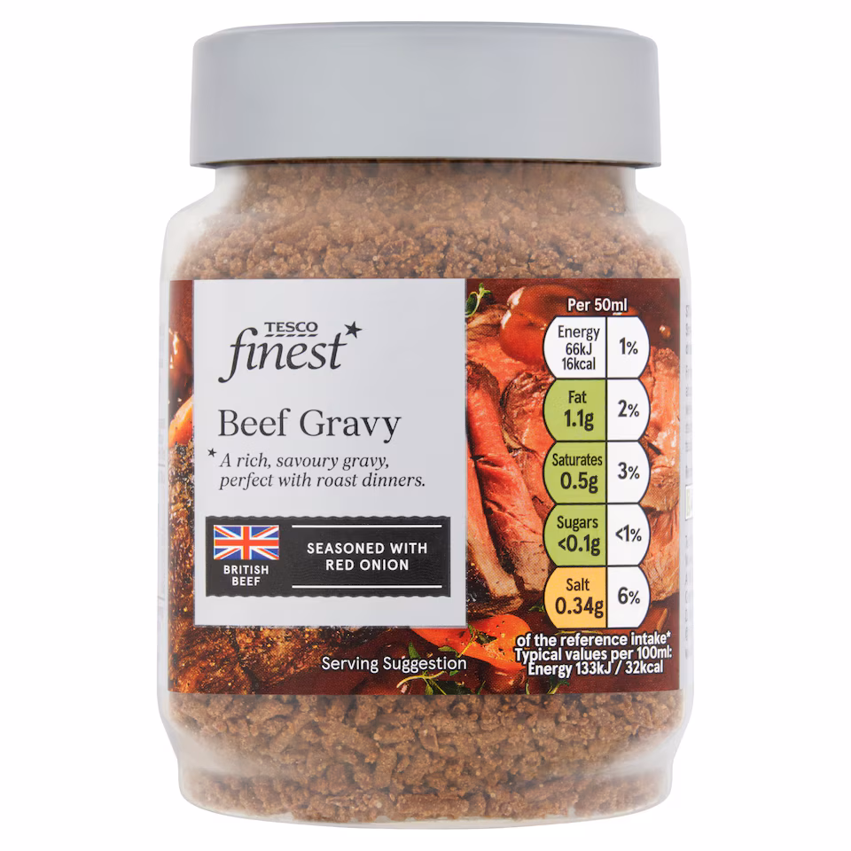 Tesco Finest British Beef & Red Onion Gravy Granules 200G