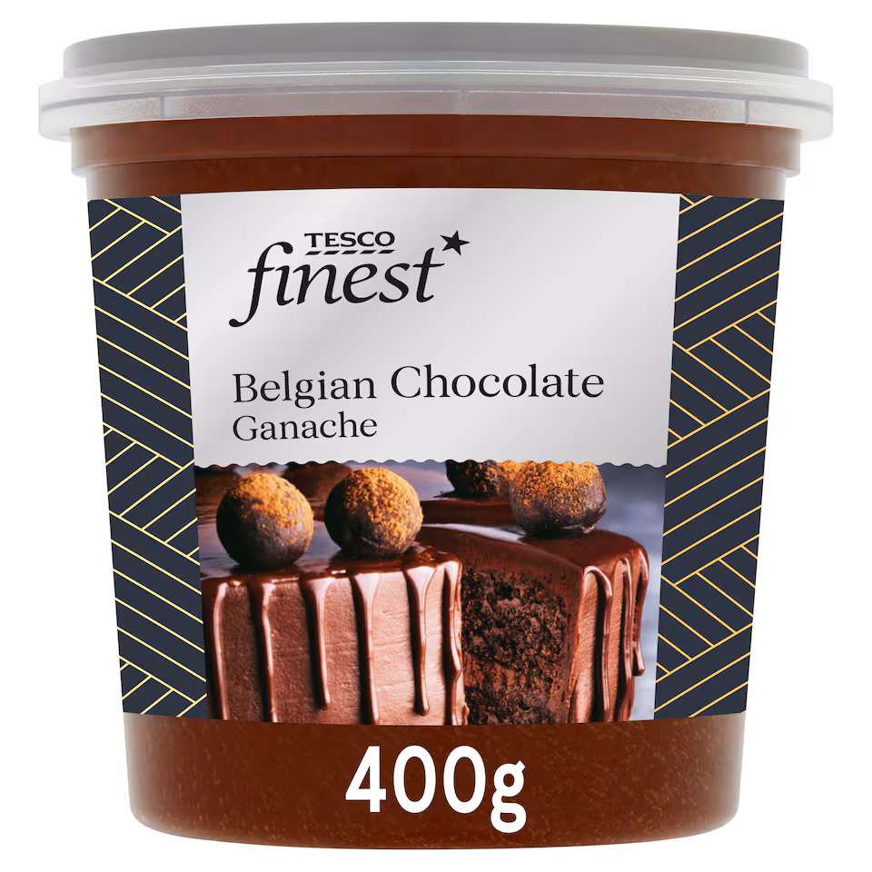 Tesco Finest Belgian Chocolate Ganache 400G