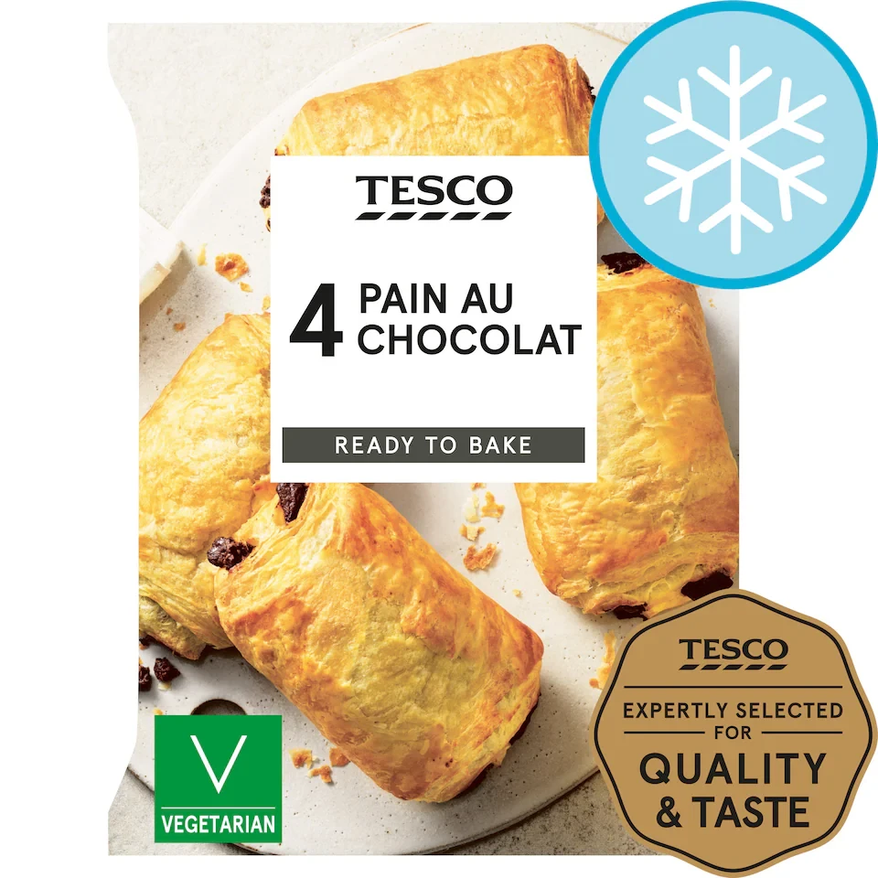 Tesco 4 Pain Au Chocolat 320G