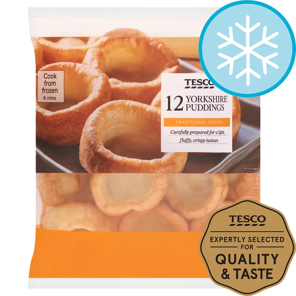 Tesco 12 Yorkshire Puddings 220G
