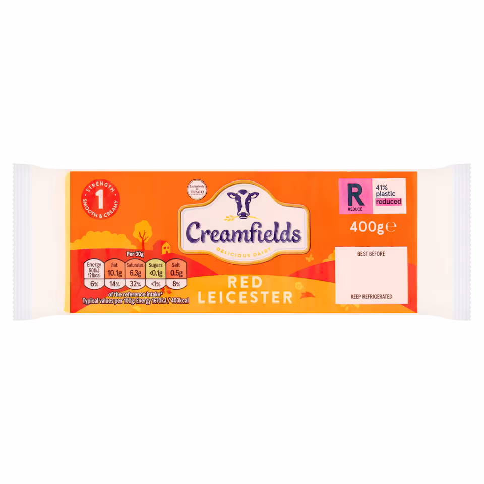 Creamfields Red Leicester Cheese 400G
