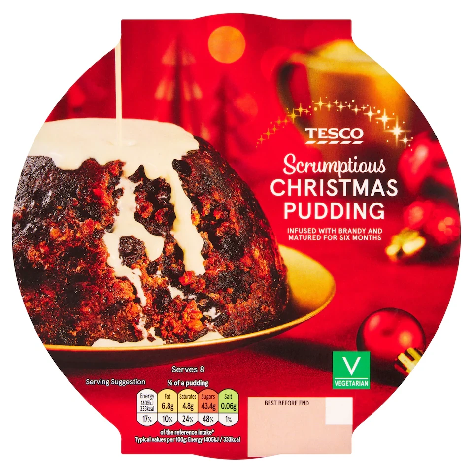 Tesco Christmas Pudding 800G