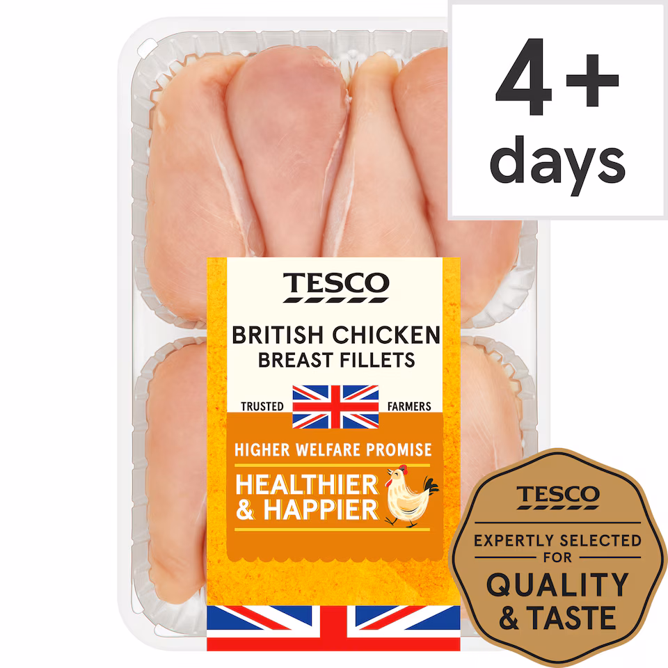 Tesco Large Chicken Fillet Pack 1.6Kg