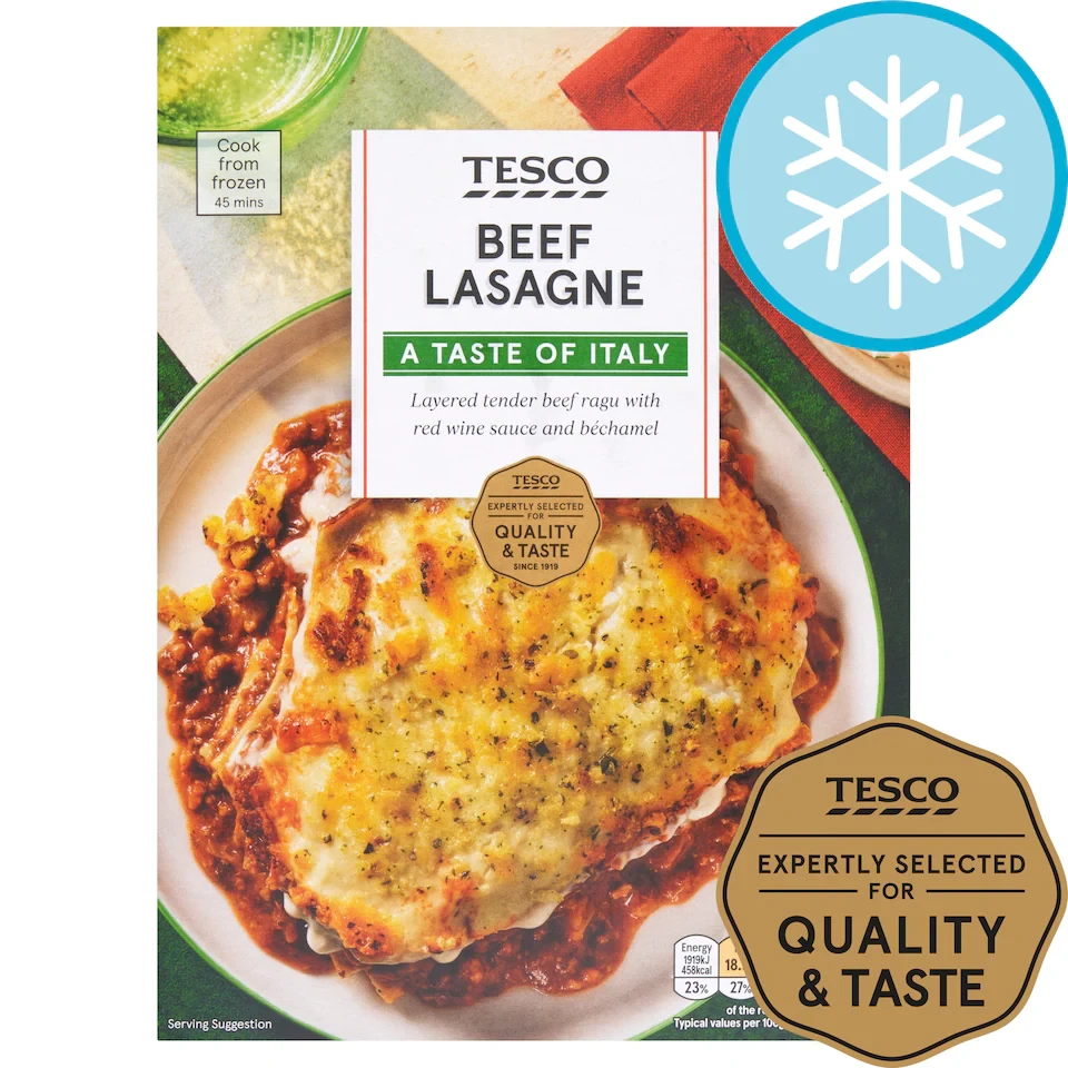 Tesco Beef Lasagne 400G