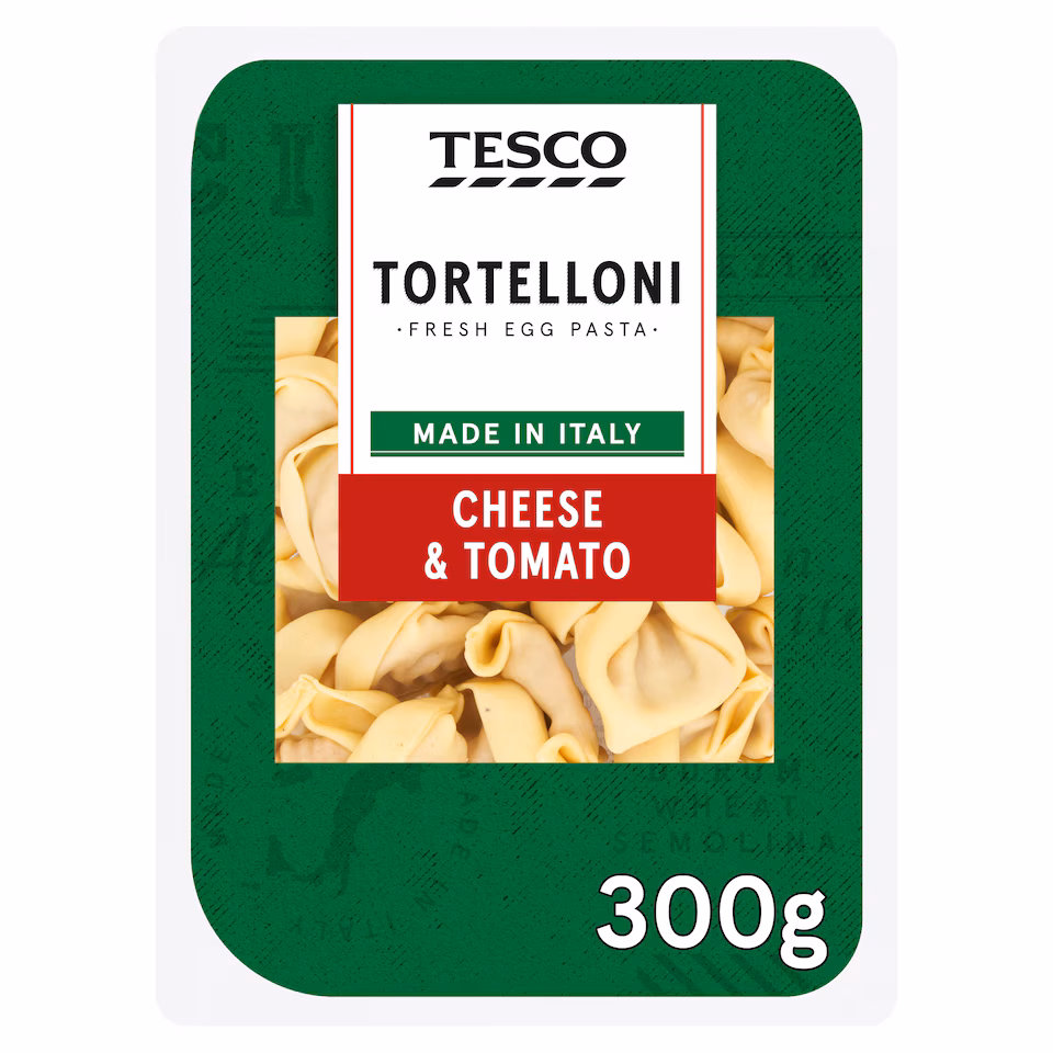 Tesco Cheese & Tomato Fresh Tortelloni 300g