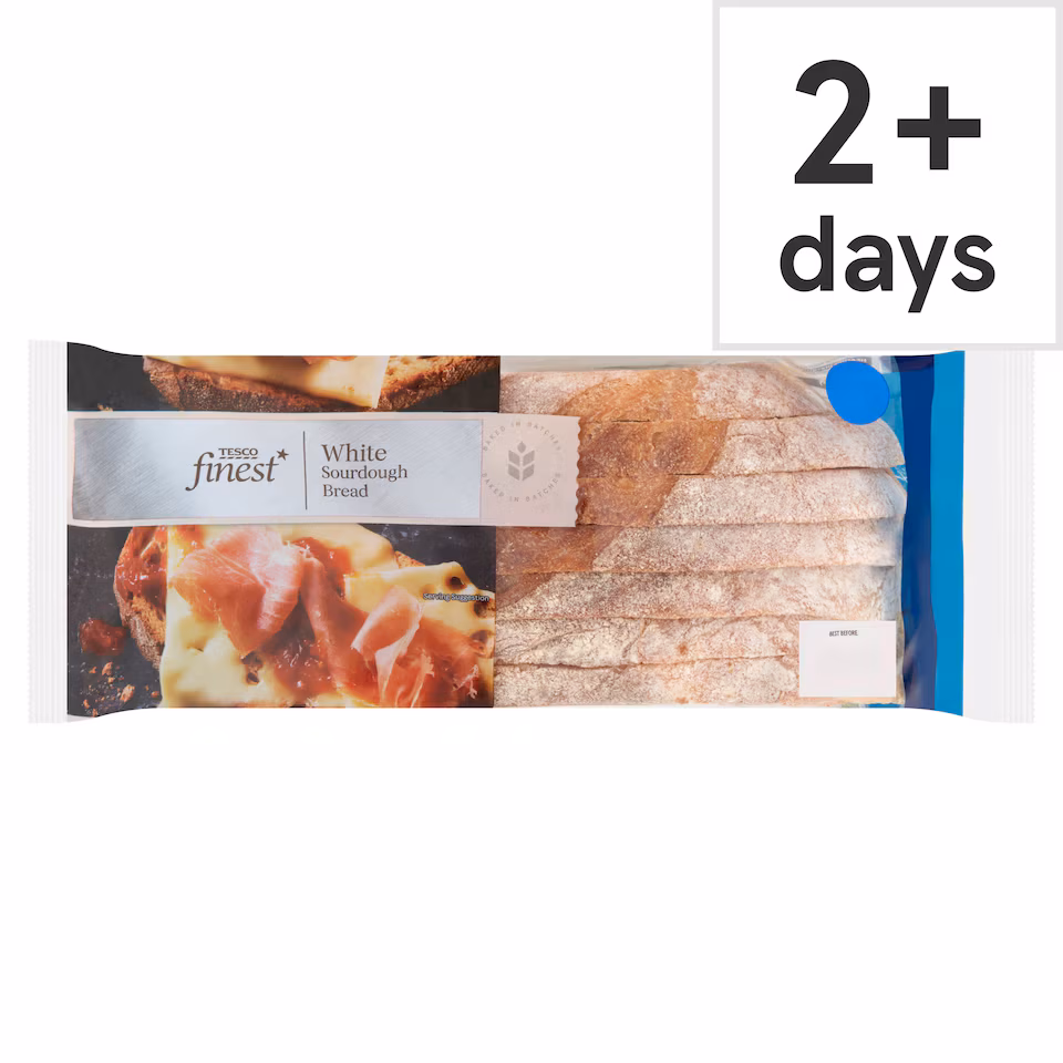 Tesco Finest White Sourdough Loaf 400G